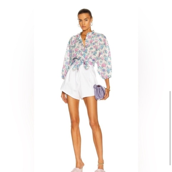 LoveShackFancy Triste floral crop top - Picture 1 of 3
